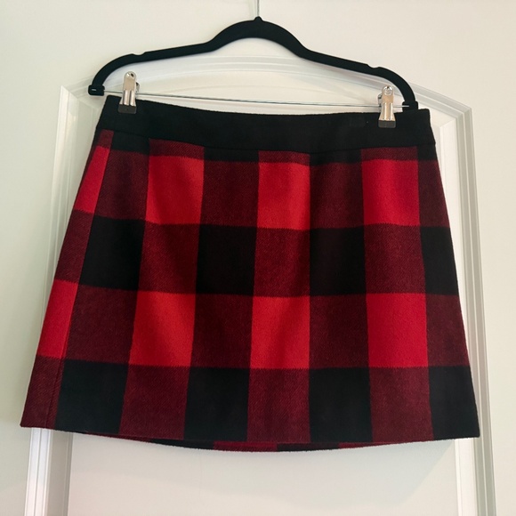 J Crew Plaid Wool Mini Skirt - Picture 6 of 6